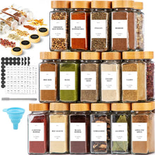 Load image into Gallery viewer, Labeled Spice Jars
