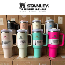 Load image into Gallery viewer, Stanley Tumbler With 5PCS Straw 30oz/40oz Lids Stainless Steel Vacuum Insulated Car Mug Thermal Iced Travel Cup
